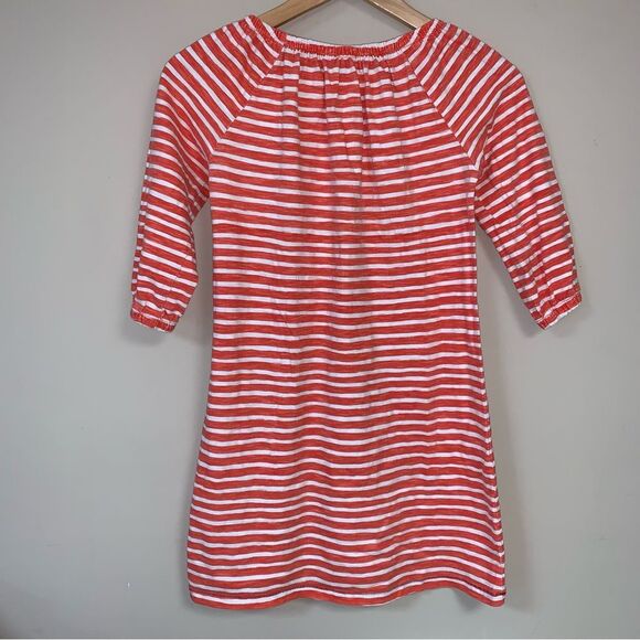 🆕 GAP Striped Dress Girl’s 12 Long Sleeve Tunic Preppy Nautical Bow School Fall - Picture 3 of 7